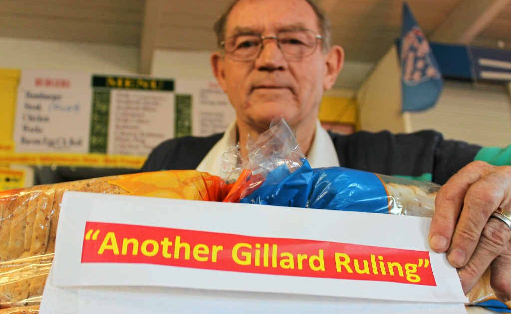 Richard Thew is annoyed the price of bread, milk and other essential items is set to go up, with the carbon tax just around the corner. Richard Thew is annoyed the price of bread, milk and other essential items is set to go up, with the carbon tax just around the corner.